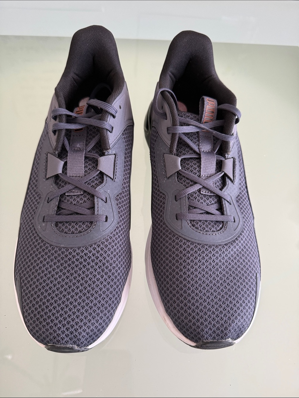 Puma Women's Mesh Athletic Sneakers - Dark Gray